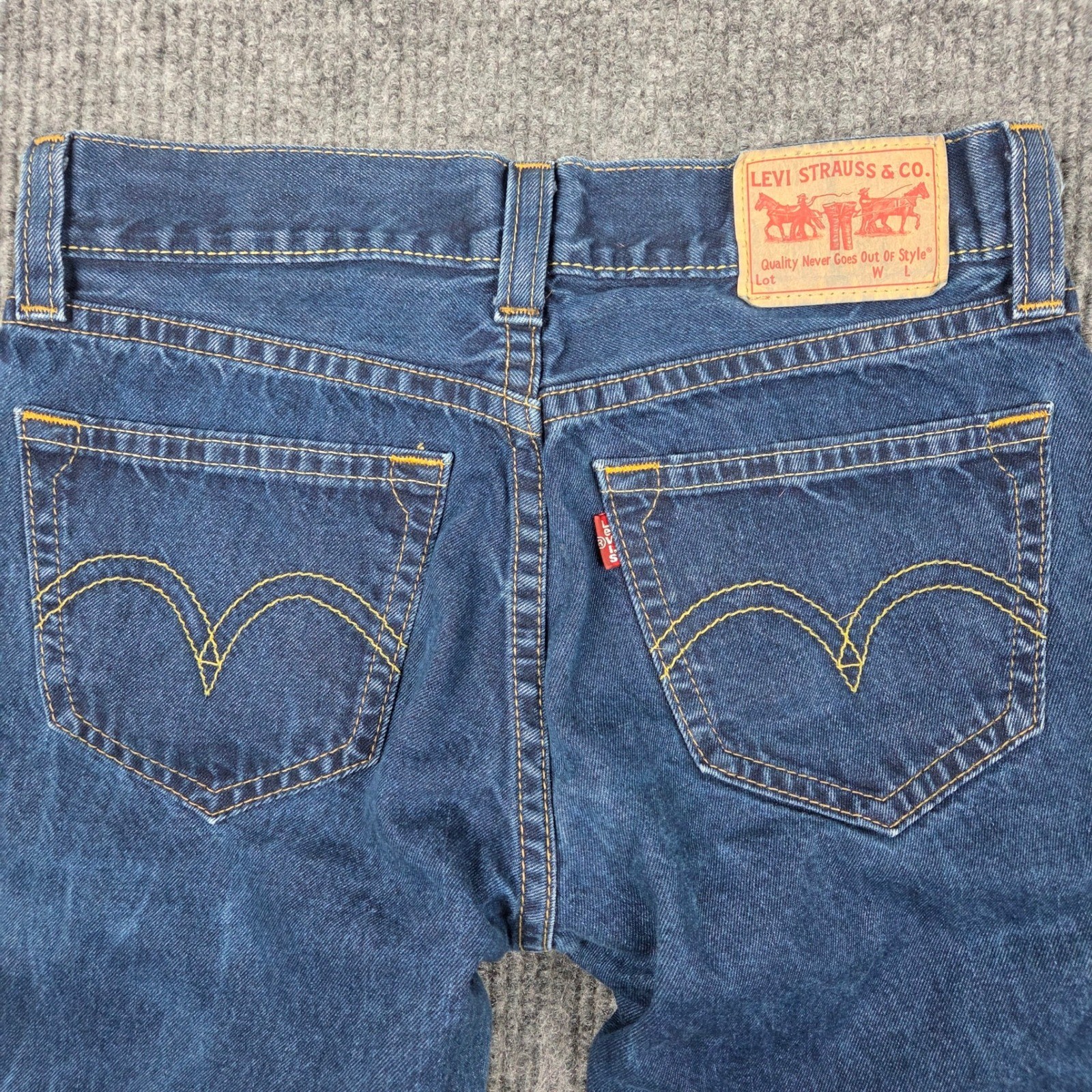Vintage Levis Type 1 Real Loose Jeans Mens W32 L27 Husky Baggy Wide Leg Denim