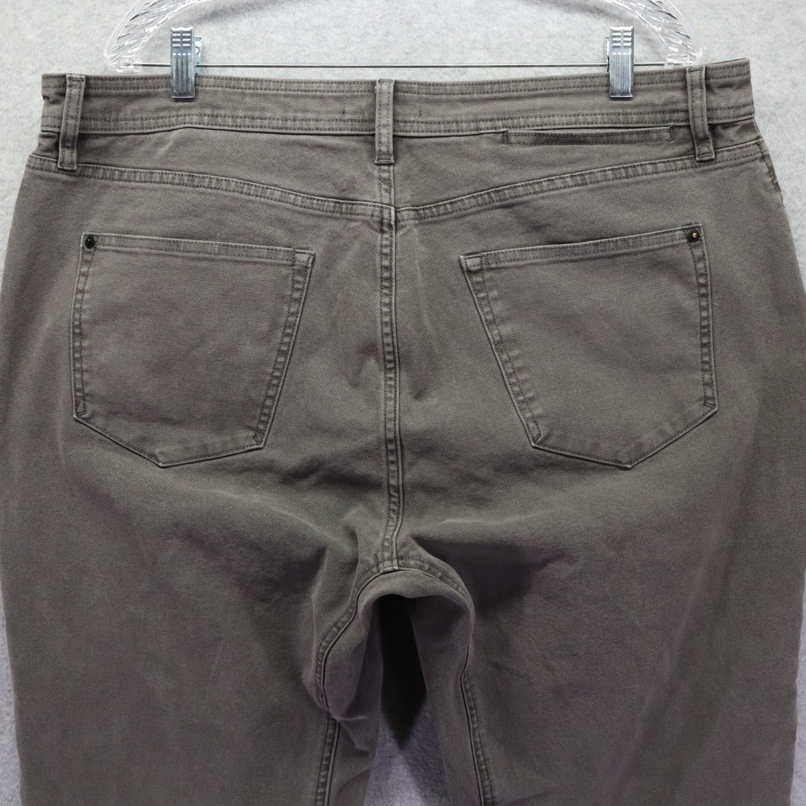 Proof Pants Mens 38×34 Rover Double Knee Work Flex Canvas 5-Pocket Jeans Olive