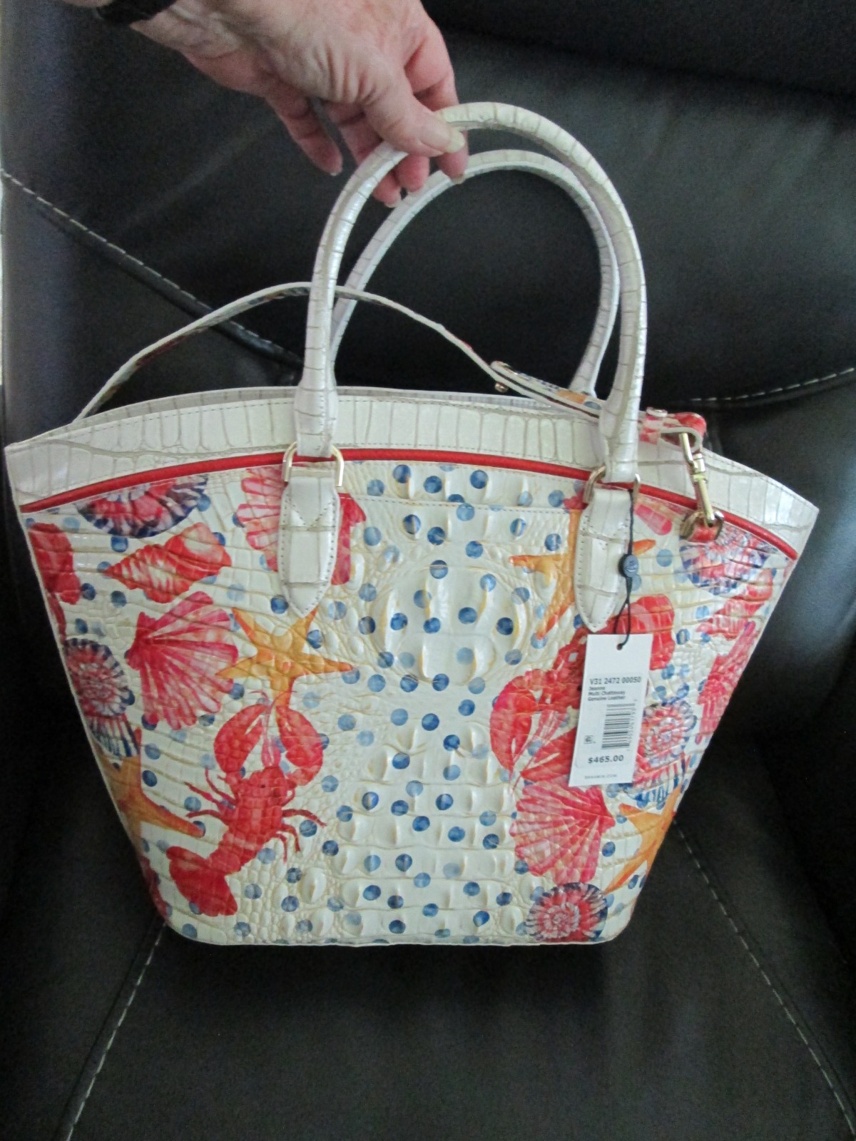 Brahmin Jeanne Multi Chattaway Leather Tote/NWT/465.00