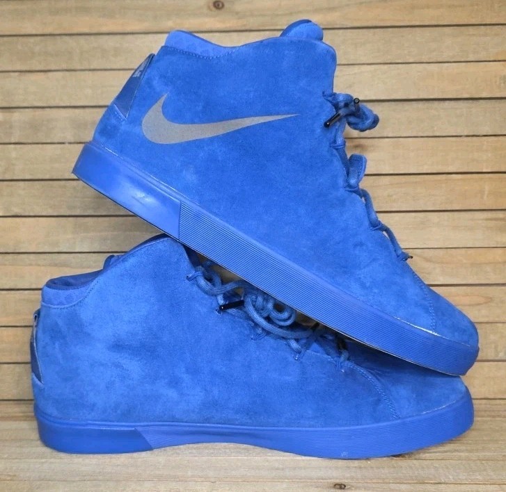 Nike LeBron XII 12 NSW Lifestyle QS Game Royal Suade 716417-400 James Sz 13 Shoe