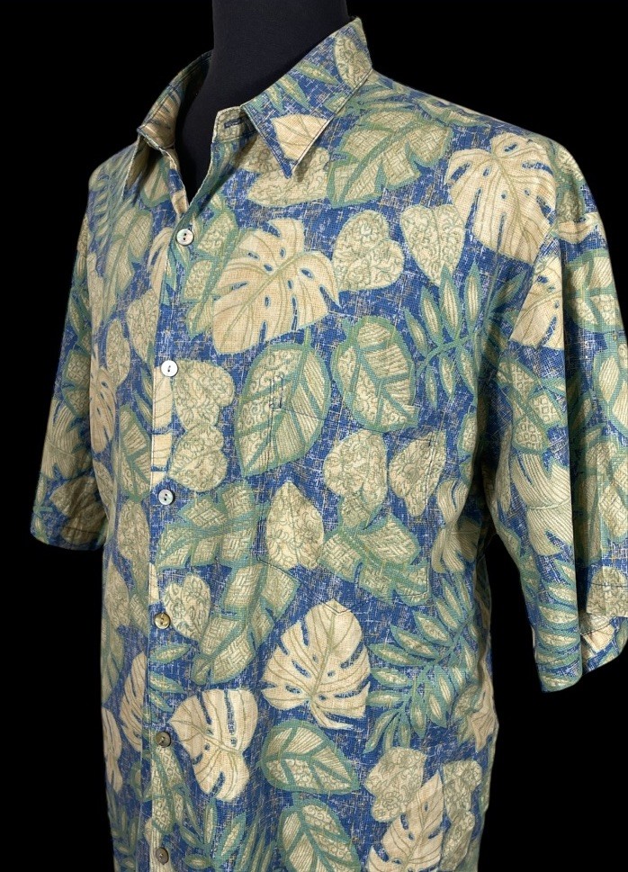SUMMER READY TORI RICHARD LAWN COTTON HAWAIIAN CAMP SHIRT SZ 2XL