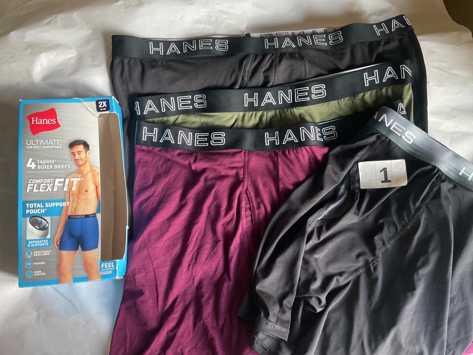 Under Armour Nike Adidas Hanes CK Men Underwear Trunk Boxer Briefs T Shirt Lot