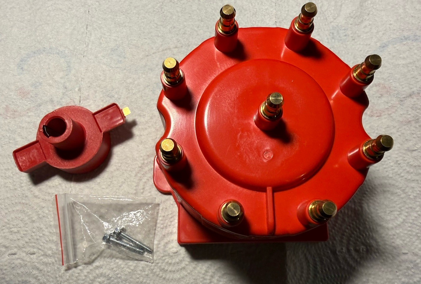 8406 Car Ignition Distributor Cap and Rotor Kit External Coil for Suburban C1500