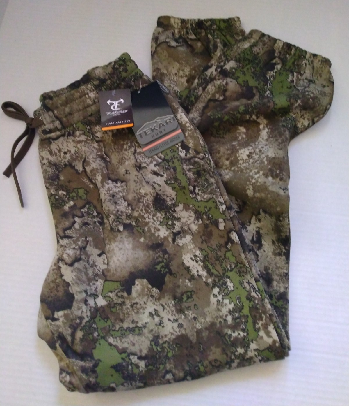 TEKARI HUNT Men’s Fleece Jogger Pants TruTimber XRC Camo Size S-3XL Casual Wear