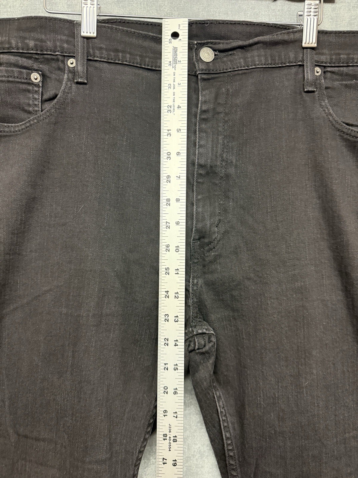 Levi’s 569 Loose Straight Black Jeans Men’s 42×30 Denim Red Tab 42 x 30