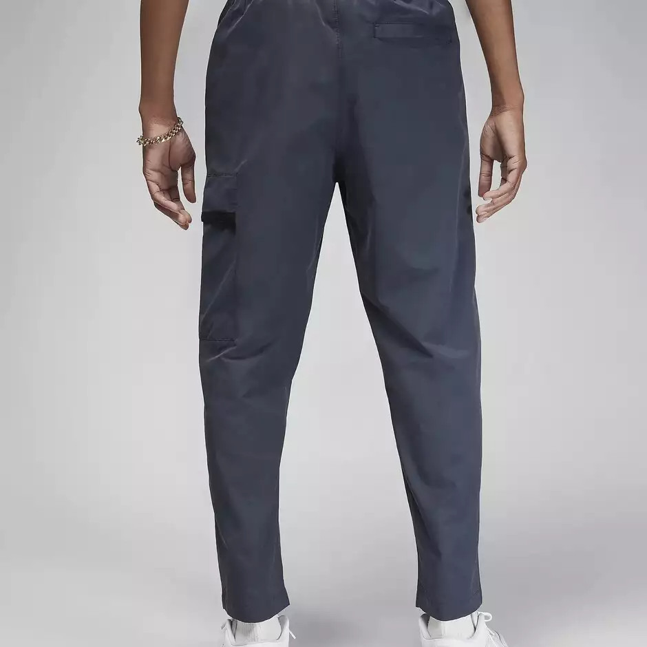 Jordan Essentials Woven Pants Mens Black Navy Cargo Drawstring FN4539 010