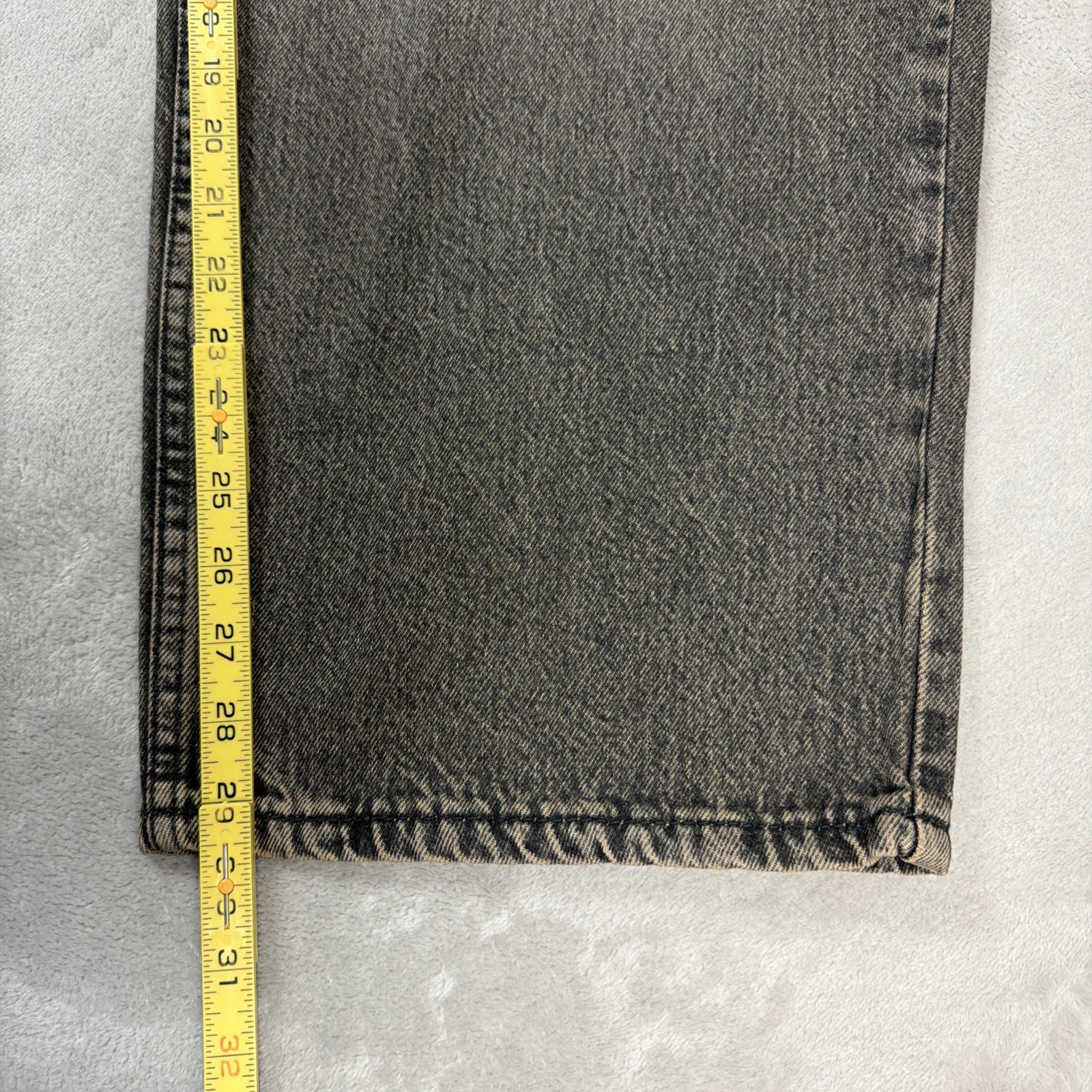 Levi’s 578 Baggy Denim Jeans Men’s Size 36×30 Gray Cotton Y2K