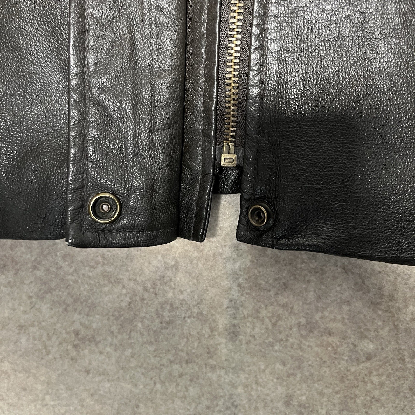 Vintage Phase Two Brown Mens 2XL Leather Jacket Removable Liner Adjustable Waist