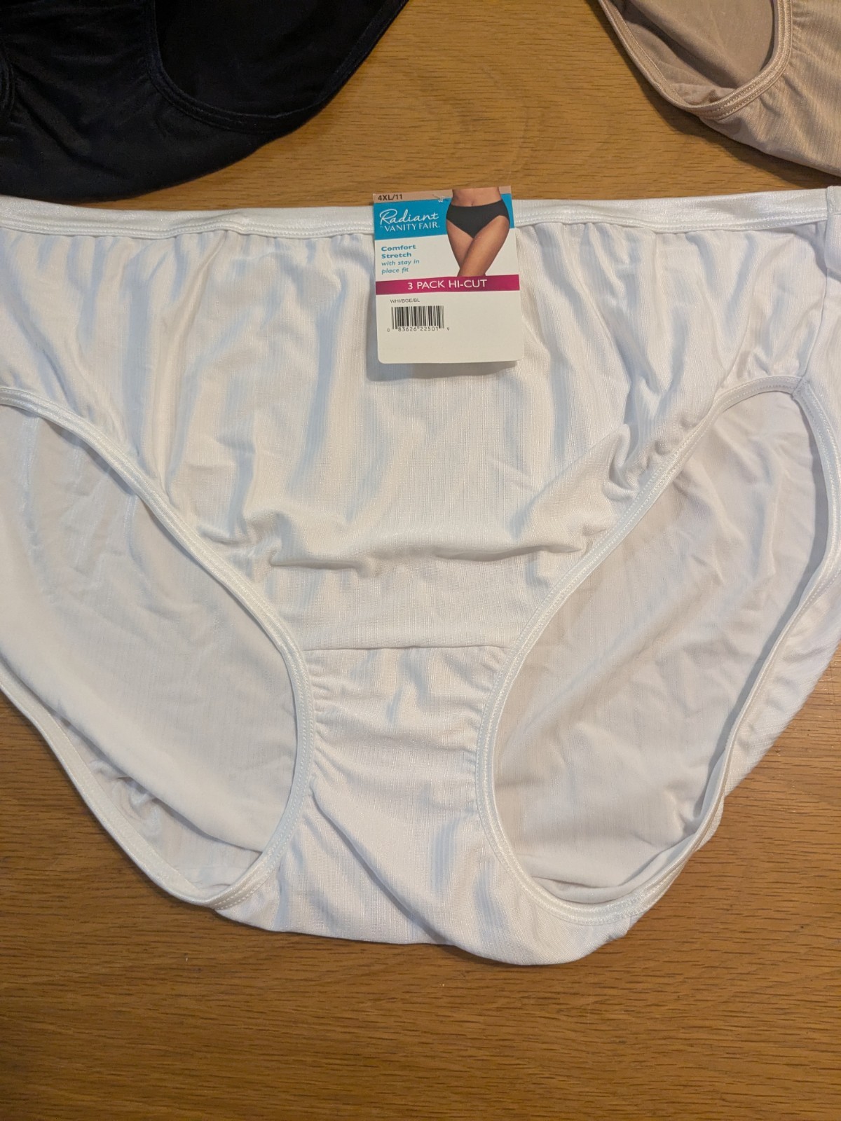 Vanity Fair Radiant Collection Women 3 Pack High Cut Underwear Size 4X 11 New