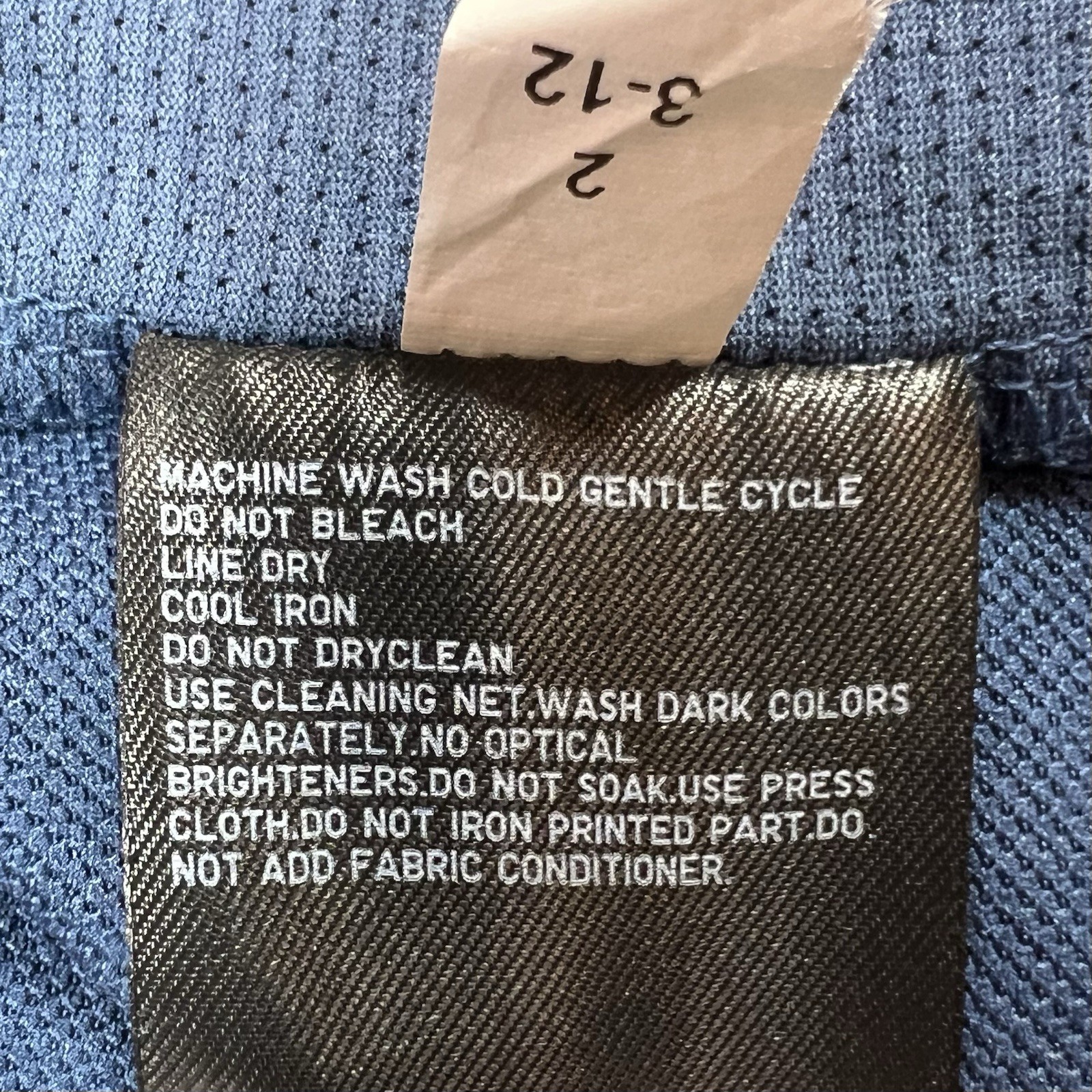 Uniqlo x Theory Shirt Mens Large Blue Dry-Ex 1/4 Quarter Zip Short Sleeve