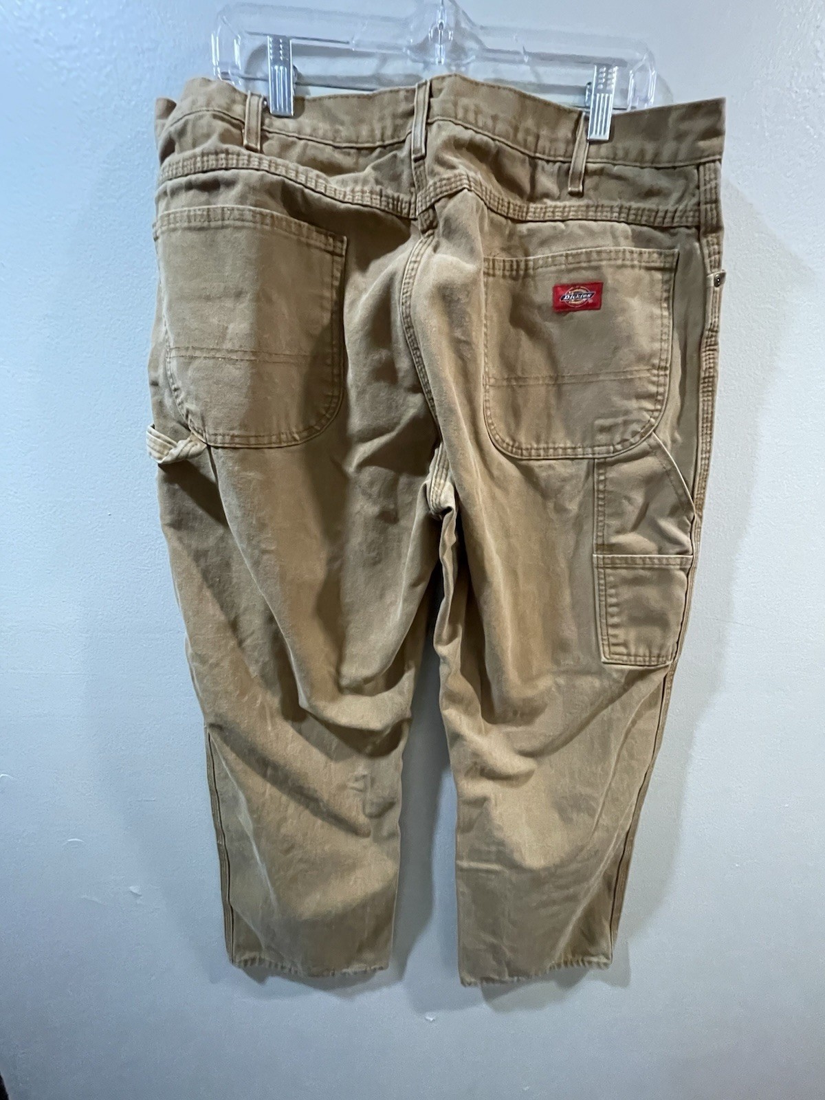 Vintage Dickies Brown 100% Cotton Carpenter Pants 36×28 Workwear RN20697