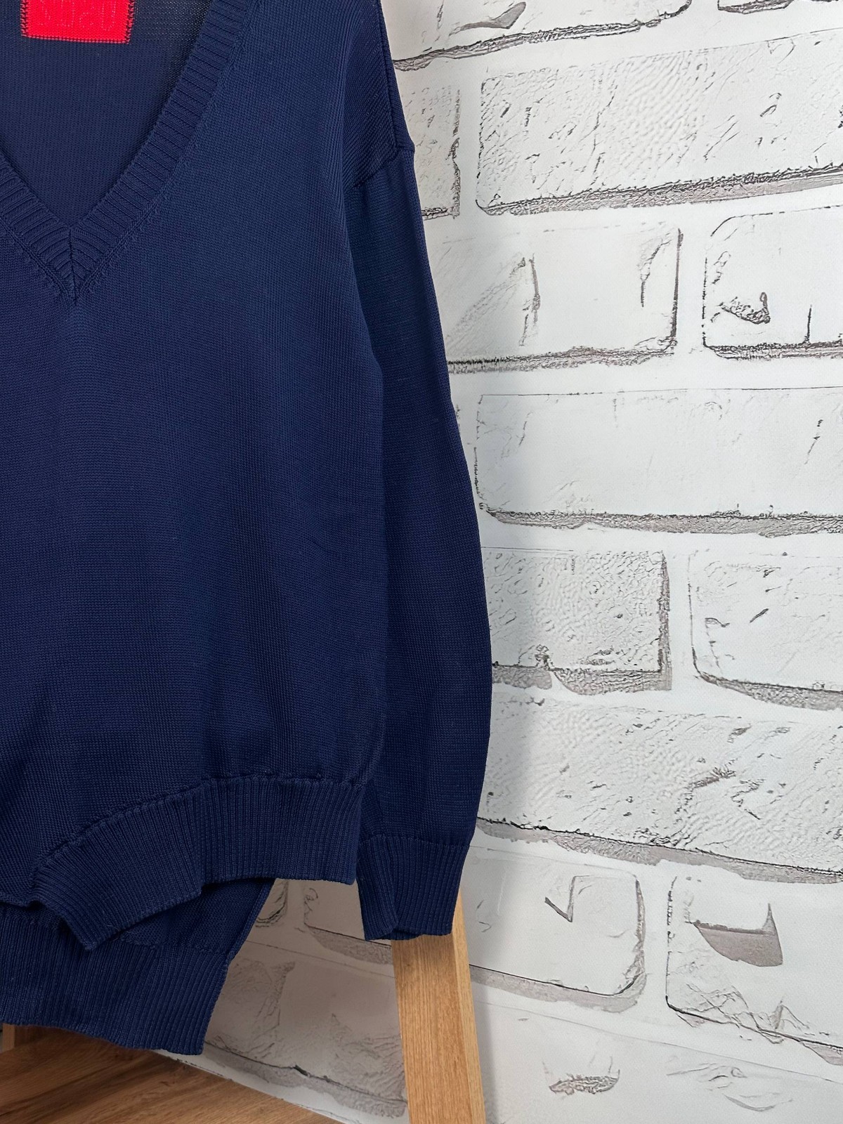 DSQUARED2 Pullover Sweater Oversized Assymetric Blue Size XS (US DUTIES PAID)