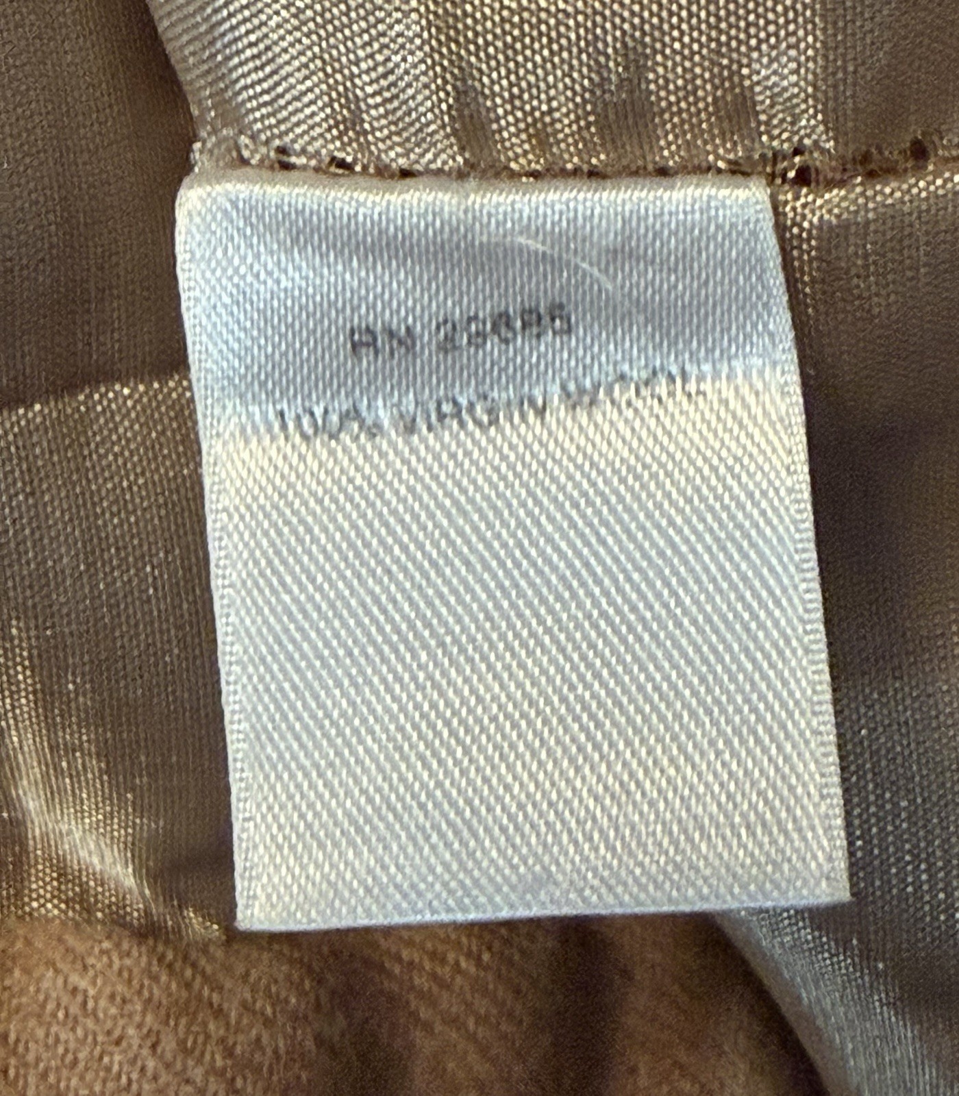 Pendleton 100% Wool Women Pants Trousers Slacks 22W Beige Tan Brown Lined Vtg 22