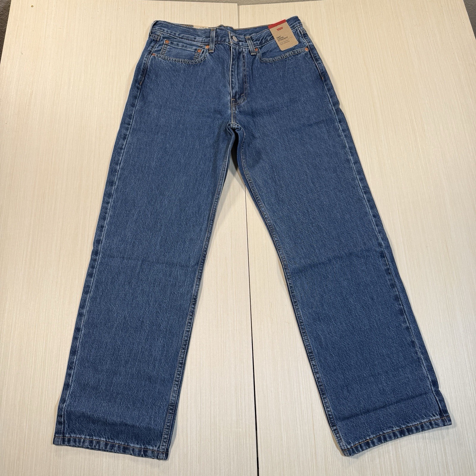 Levi’s 565 Loose Straight 31×32 Men’s Baggy Drop Wide Stacks Medium Wash NEW