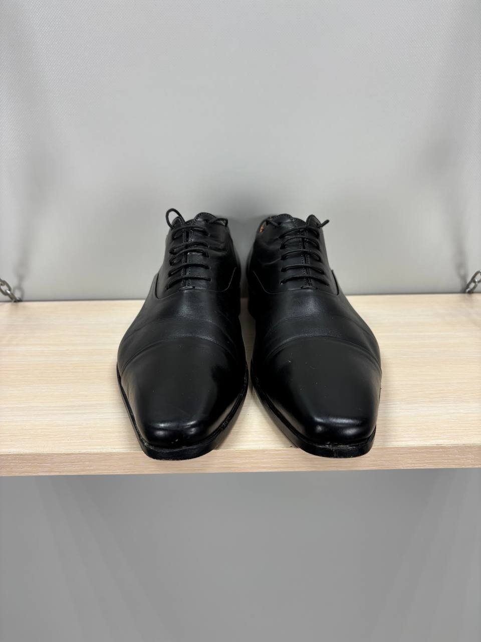Mens shoes Santoni Size 8 Color Black Duties Paid (USA)