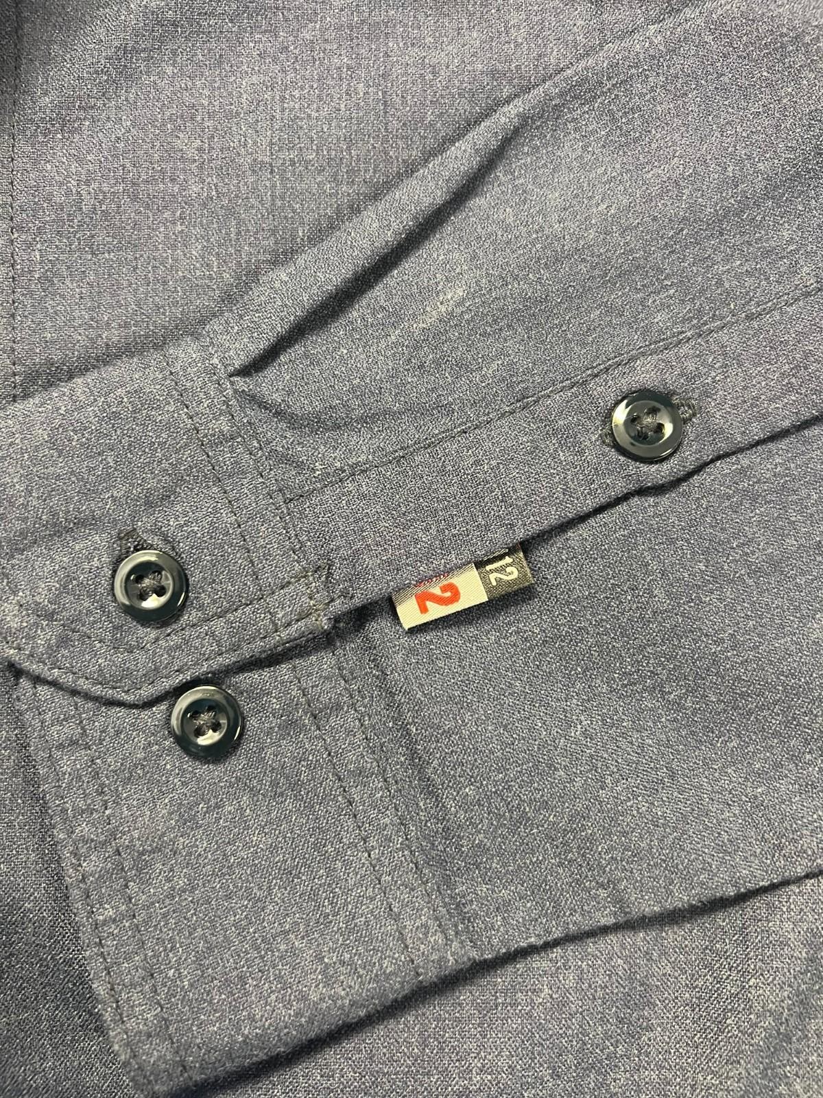 Carhartt FR Men’s Navy Shirt Flame Resistant Long Sleeve Lightweight (S02)