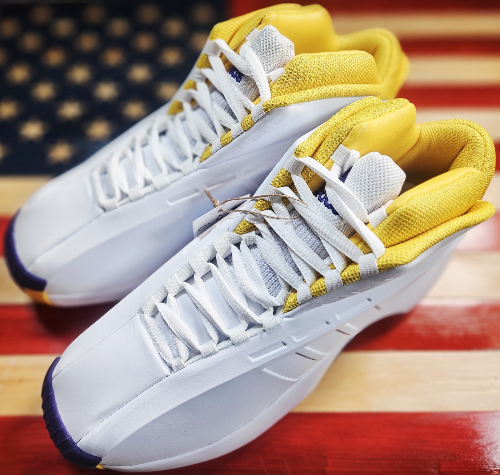 Adidas KOBE Crazy 1 Lakers HOME White/Gold/Purple Basketball Shoe [GY8947] Men’s
