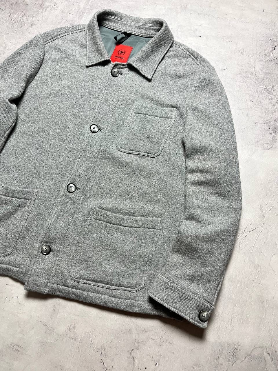 Strellson Overshirt Jacket Men’s Gray Italian Fabric Size Xl