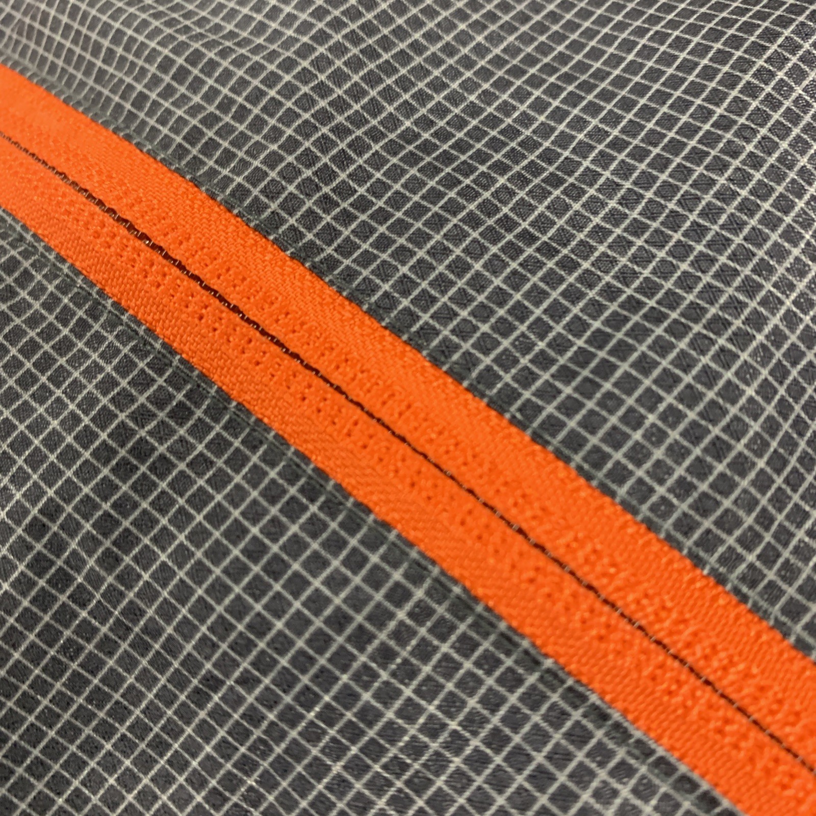 TekGear XXL Charcoal Gray/Orange Jacket Reflective Stash Pocket Skater Ravers