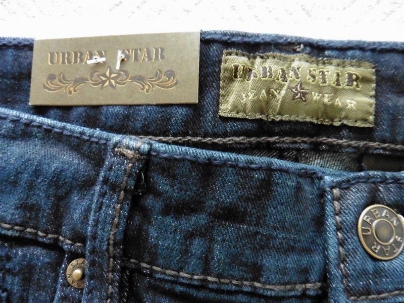 Urban Star men’s jeans – relaxed fit – straight – 34 x 32 – midnight blue – NEW!
