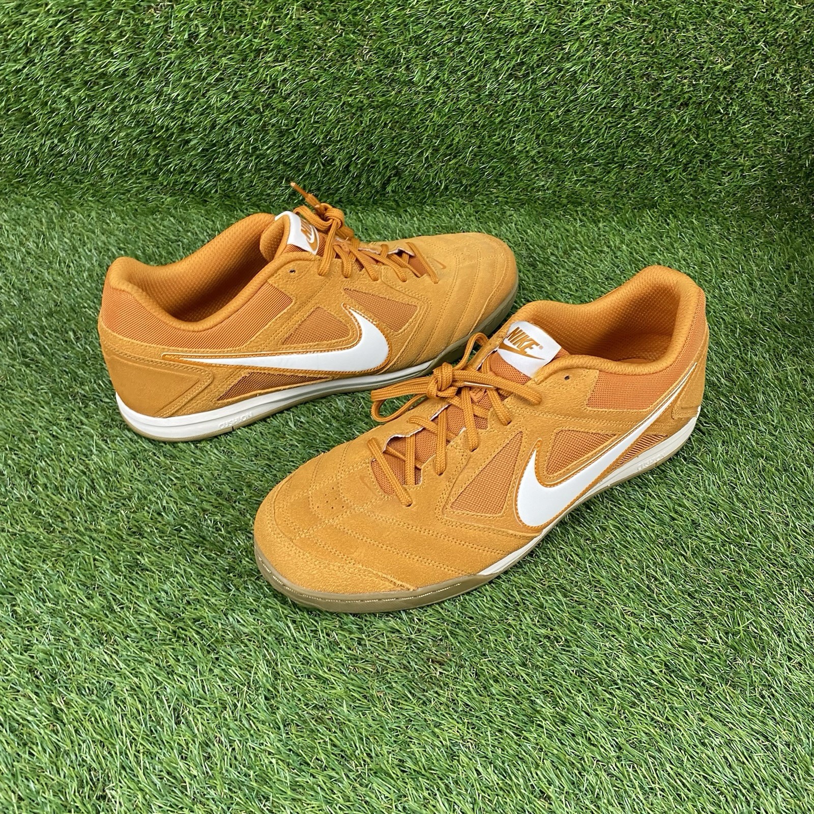 Nike Gato Soccer Shoes Monarch Gum Light Brown Soft Pearl Men Size 15 HQ6020-800