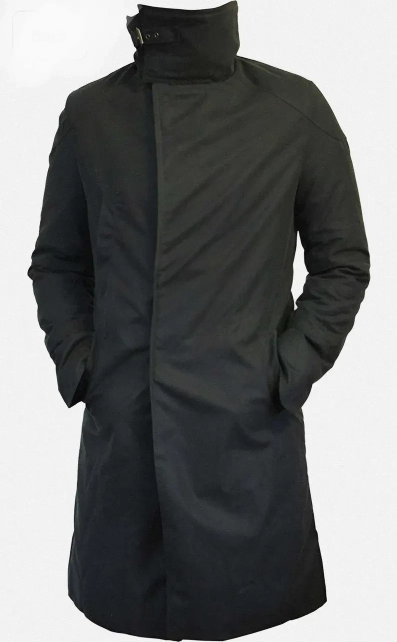 Men’s Blade Runner 2049 Ryan Gosling Officer K Long Black Trench Coat