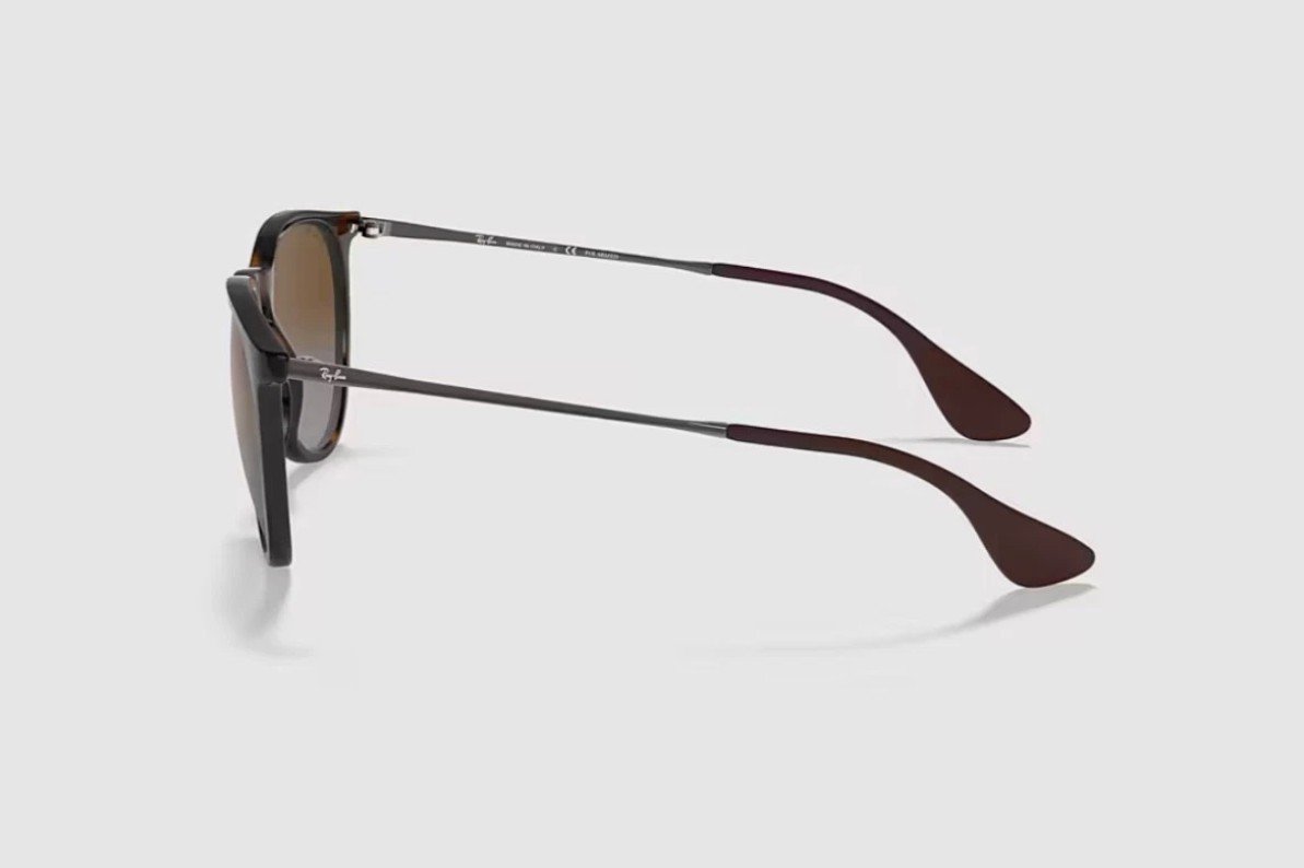 Ray-Ban Erika RB4171 Women’s Sunglasses Tortoise Frame Brown Gradient Lens 54mm