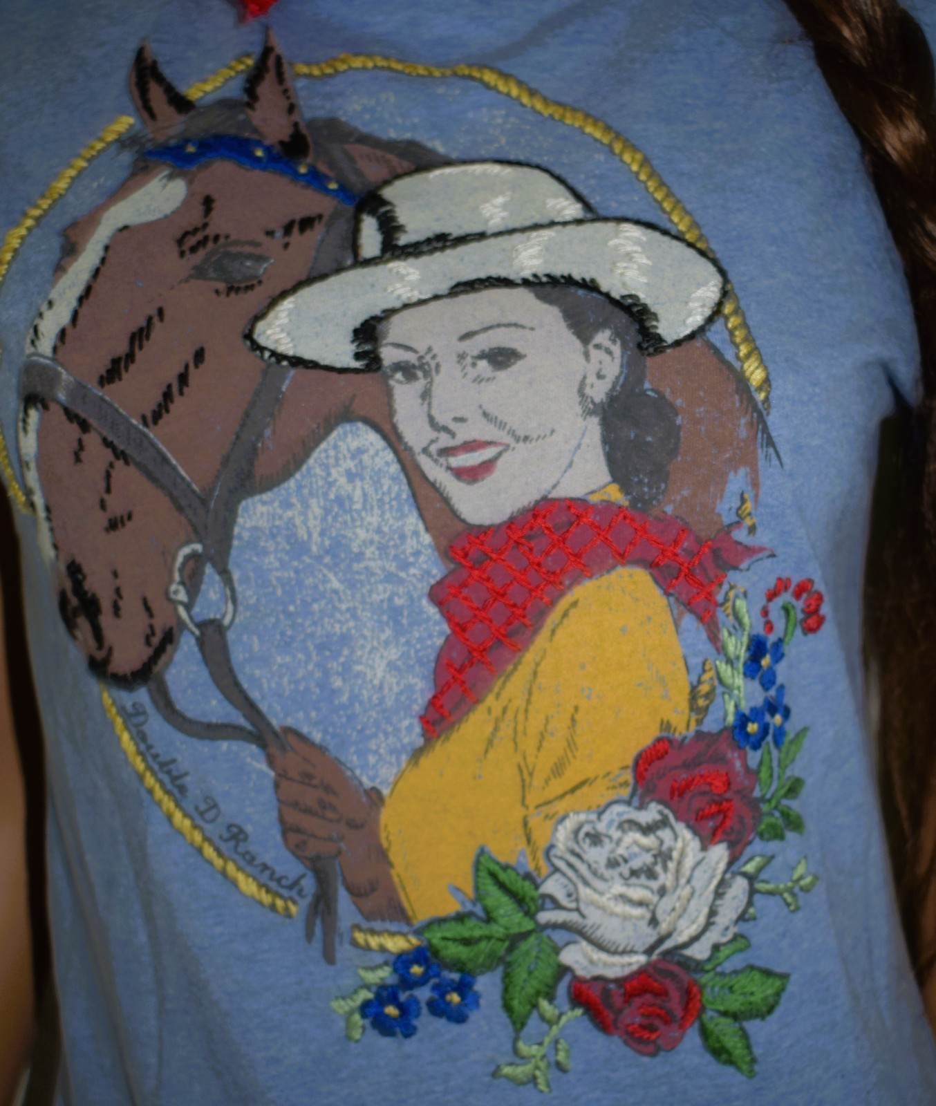 DOUBLE D RANCH Winner’s Circle Embroidered Top Small