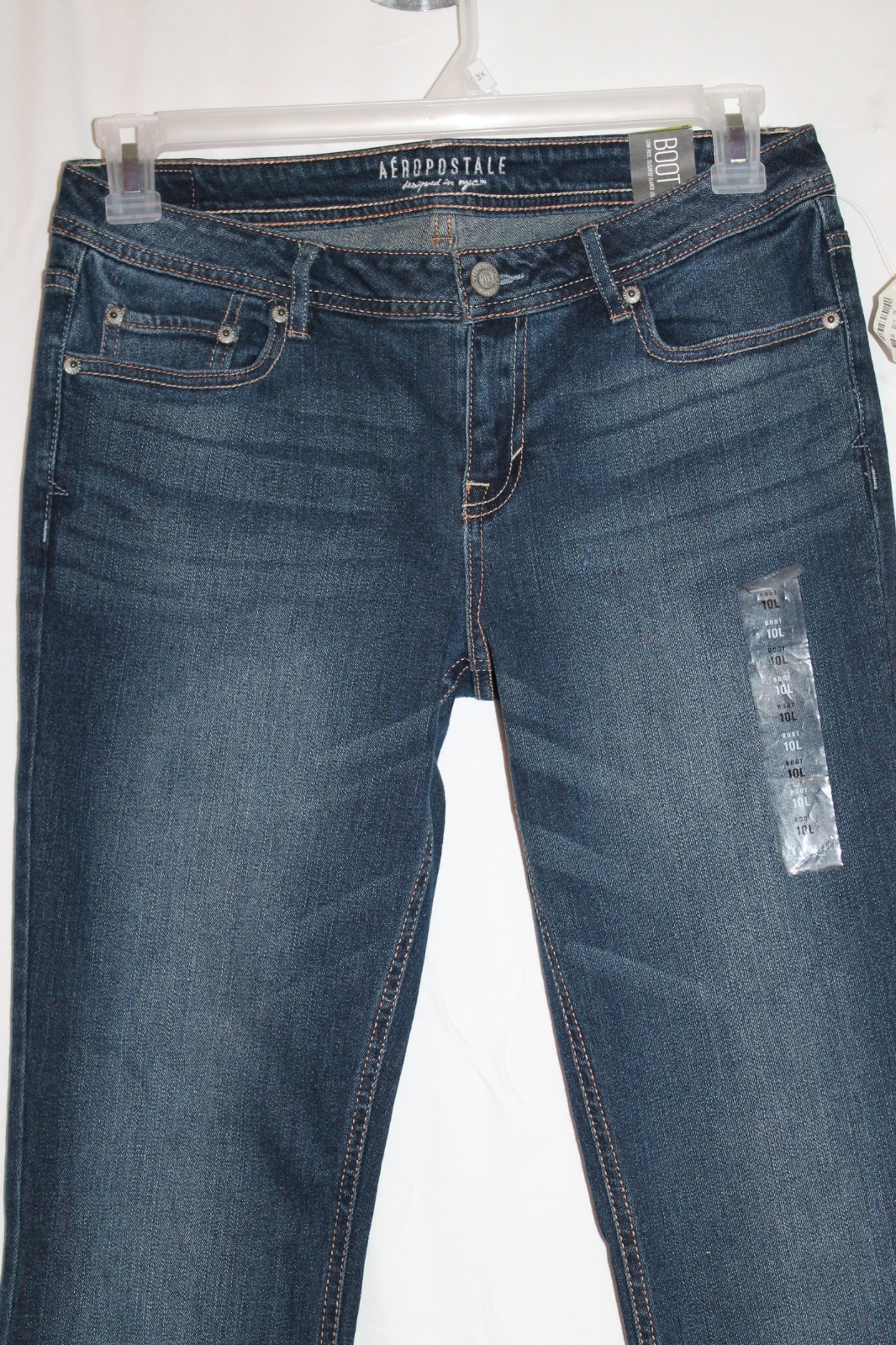 Aeropostale Woman Jeans Low Rise Boot Slightly flared leg Stretch Size 10L