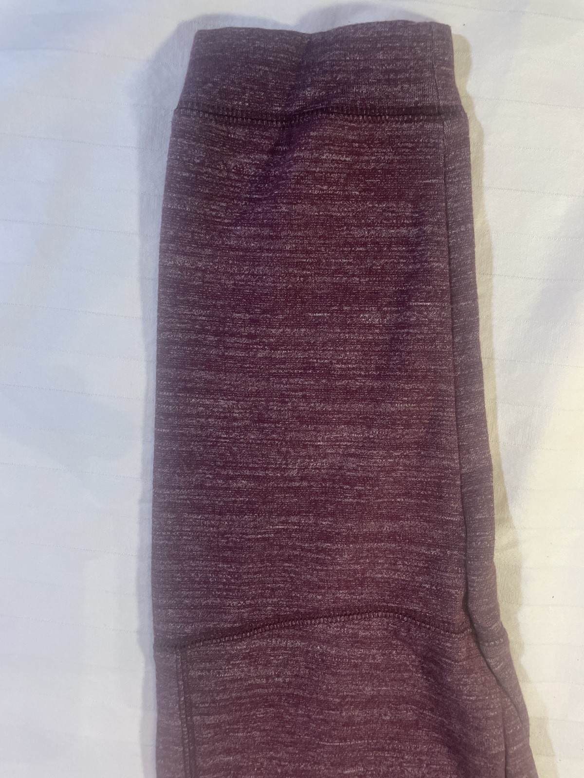All In Motion Boys Jogger Sweatpants Burgundy Heather Size L 10/12 Athletic Draw