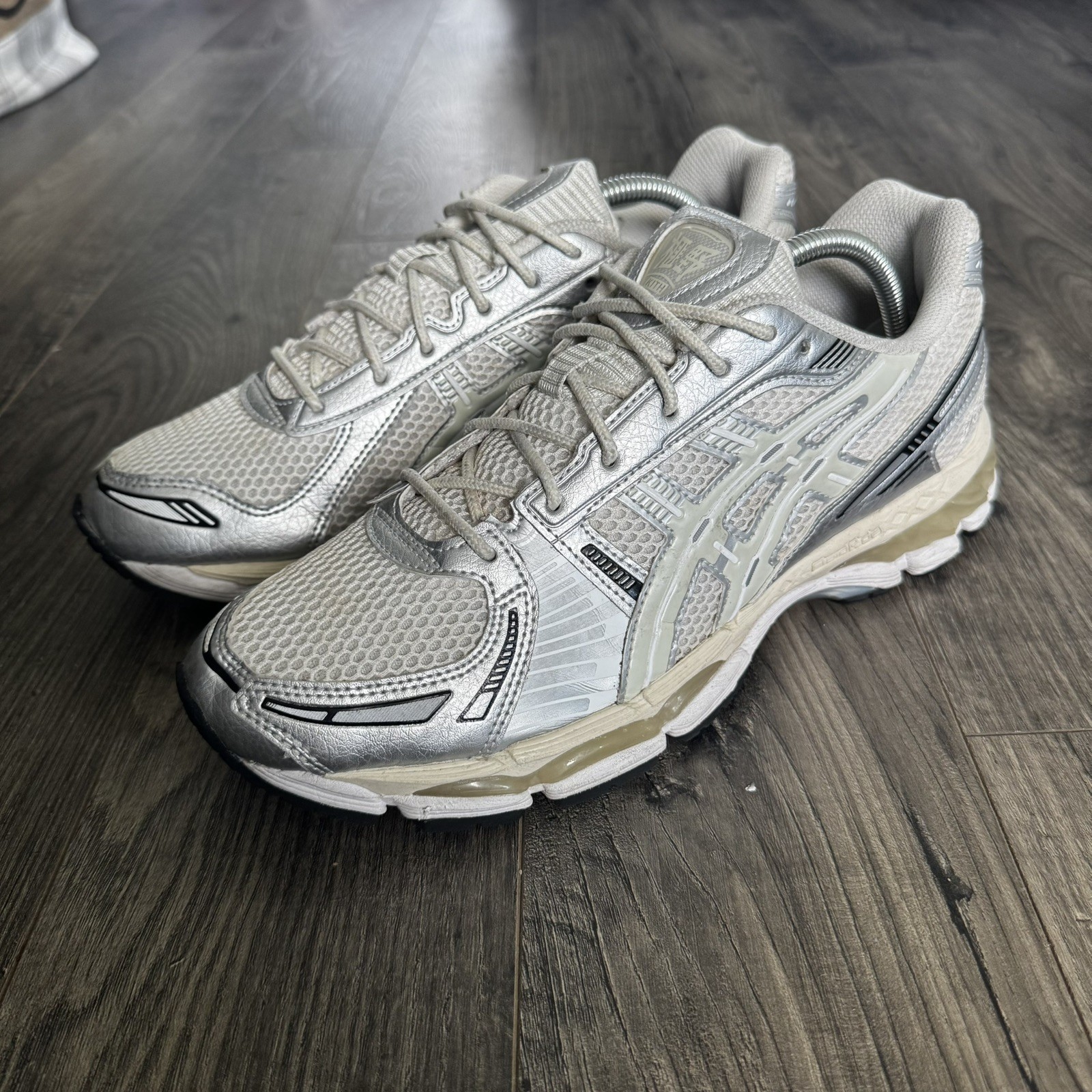 KITH Ronnie Fieg Asics Gel-Kayano 12.1 Cream Pure Aqua Men’s 1203A555-100 Sz 10