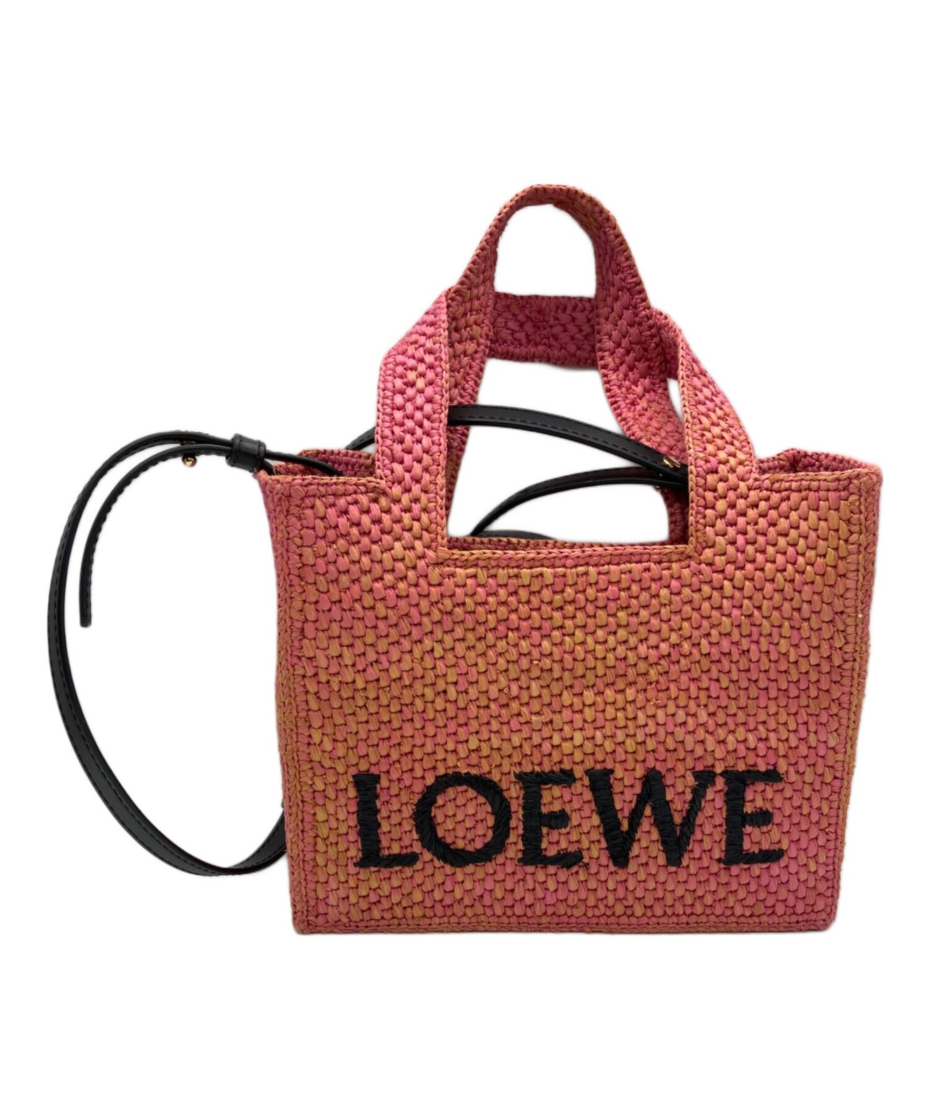 Loewe way A685B59X01 Raffia Pink Bag #TFB2602