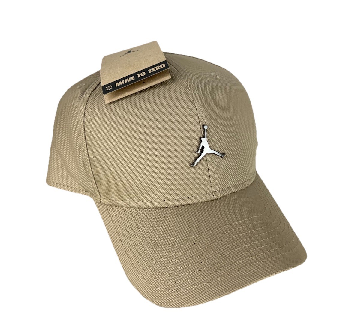 Jordan Rise Structured Metal Jumpman Adjustable Hat Cap Sz M/L Khaki HM5750-247