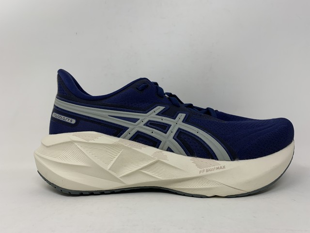 Women’s Asics Novablast 5 ATC, Indigo Blue/Seal Grey, 8 B Medium US