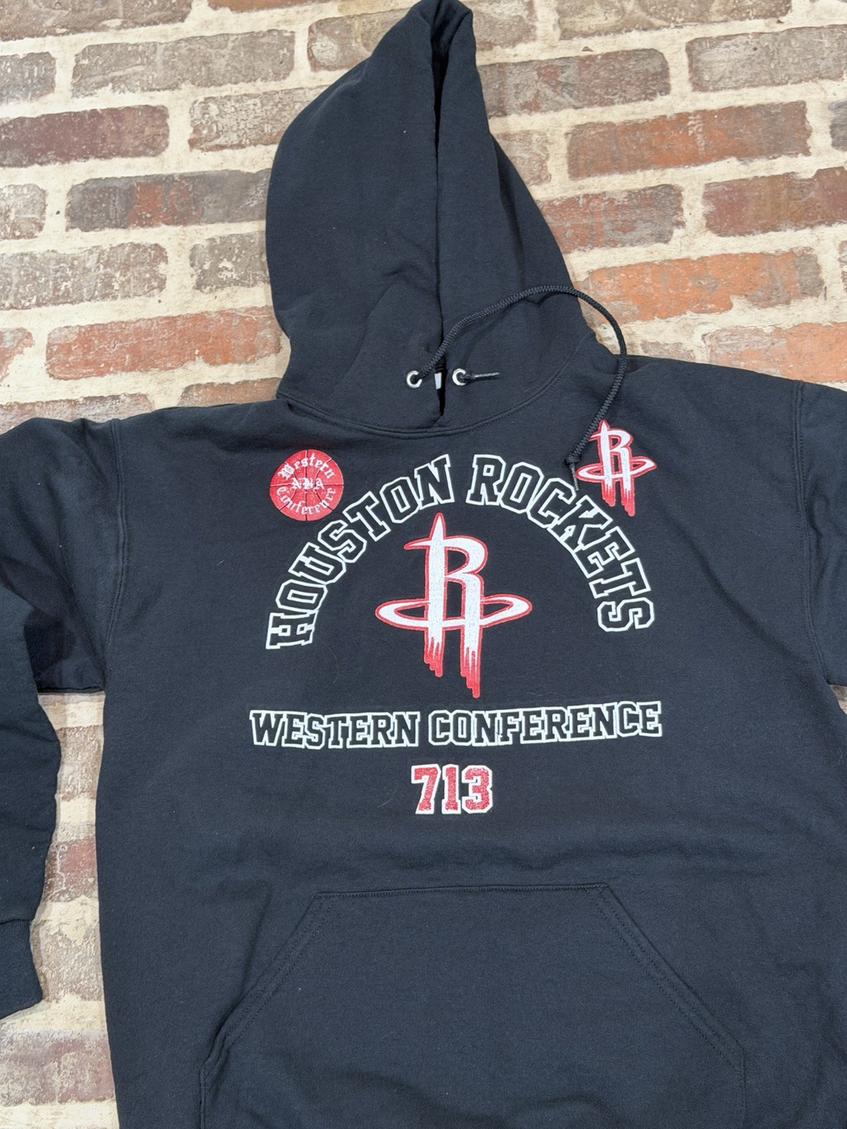Houston Rockets Western Conference 713 Hoodie Black Size M