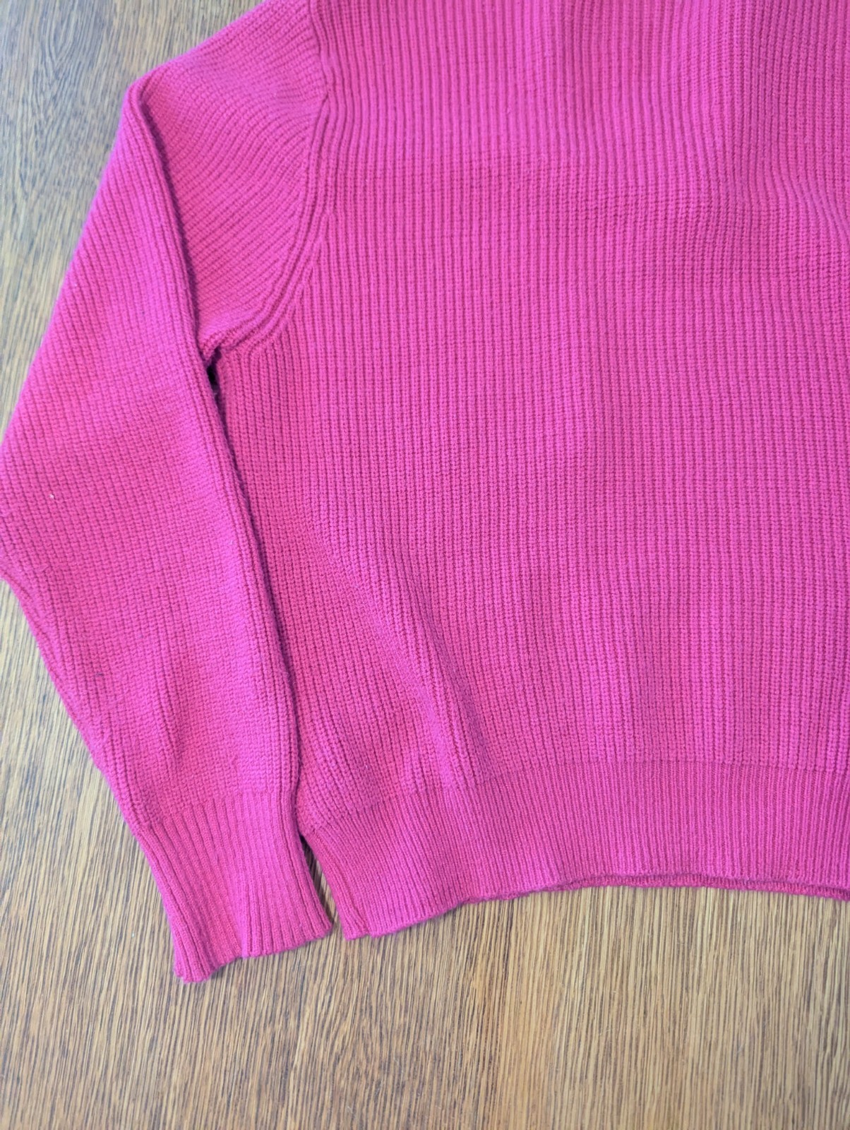 Zara Knit Pullover Sweater Womens Size 13-14 CM 164 Magenta Pink