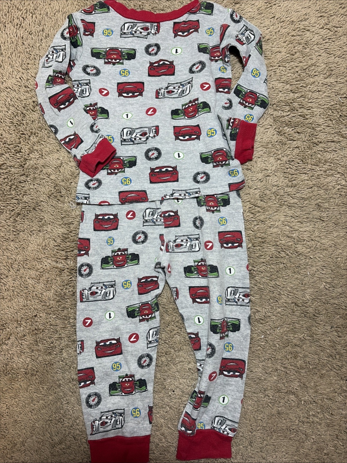 Boys Cars Character And Transformers Character Pajamas Set Of 2 Size 4T