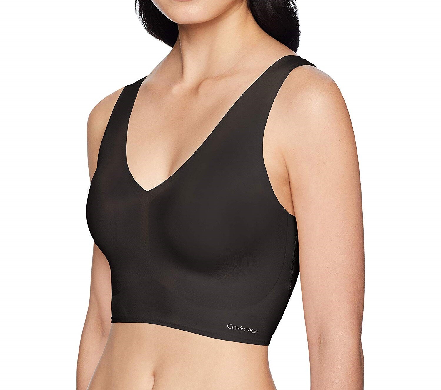 Calvin Klein Women’s Invisibles Lightly Lined V Neck Bralette Bra- QF4708