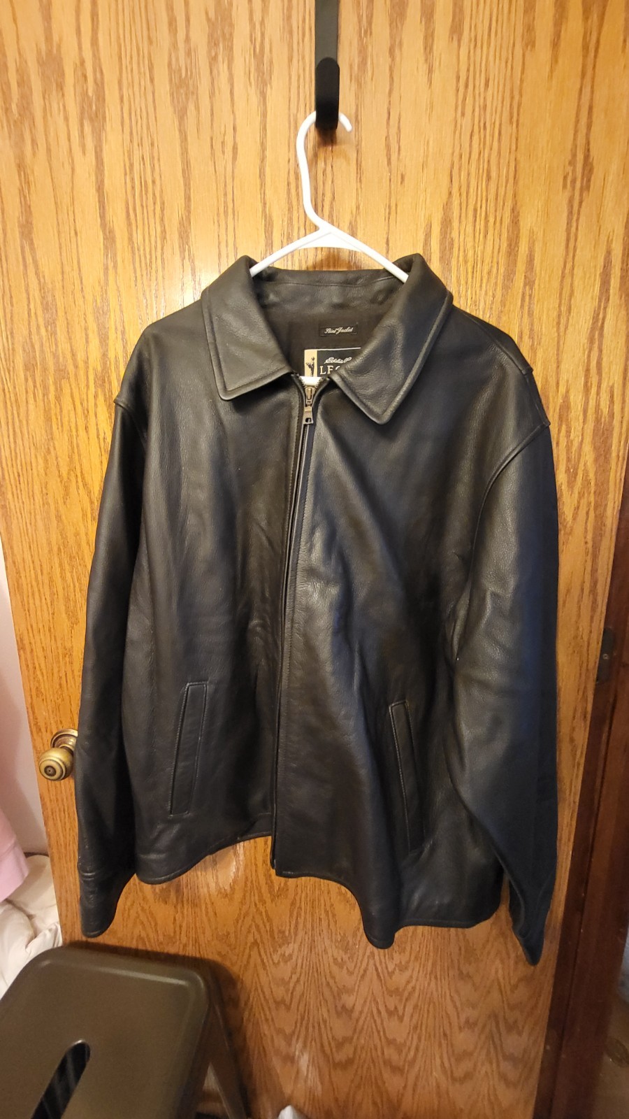 Eddie Bauer Legend Geniune Black Leather Stine Jacket Women’s XXL or 2XL Full Z
