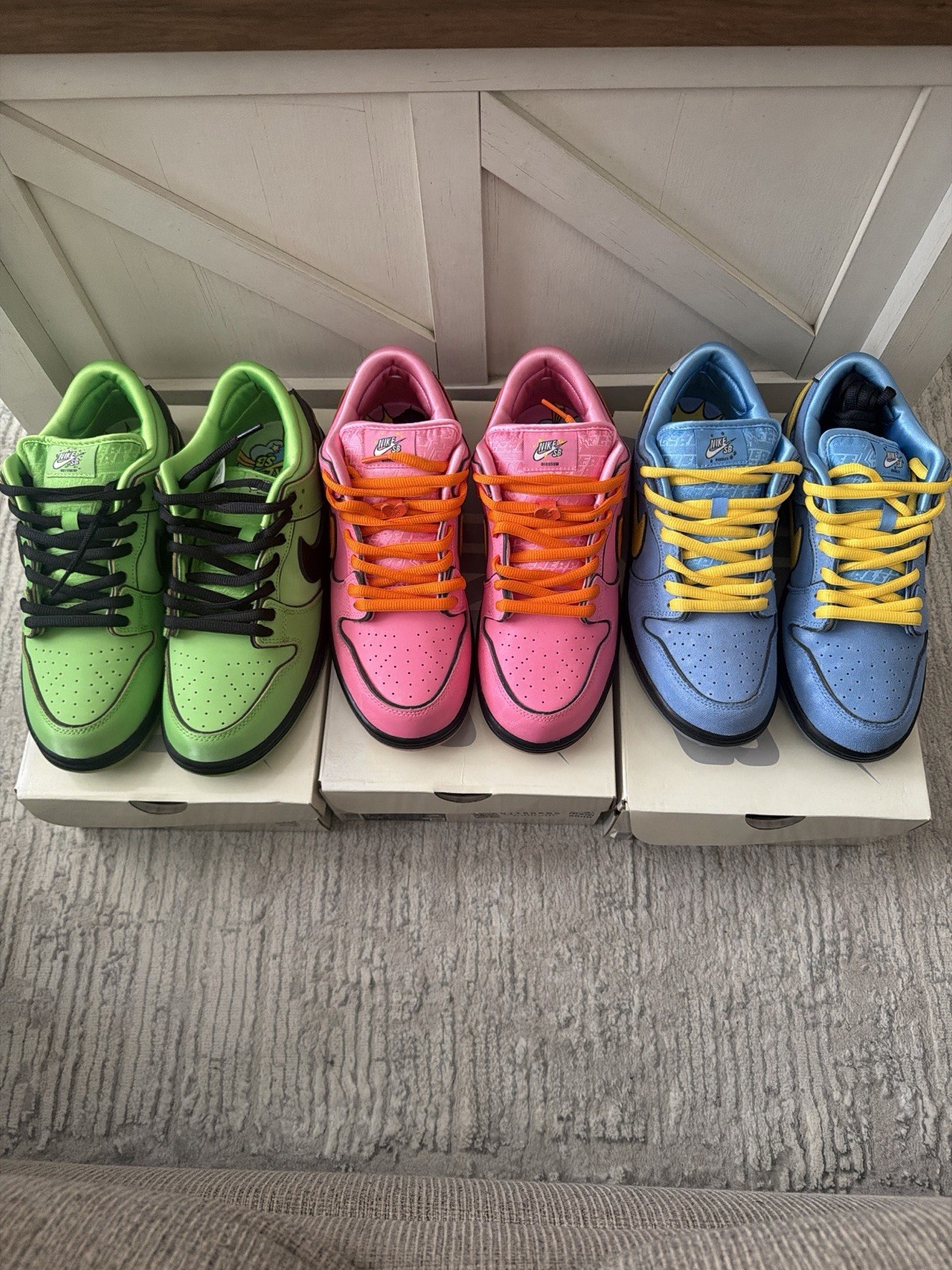 The SB Dunk Low x The Powerpuff Girls