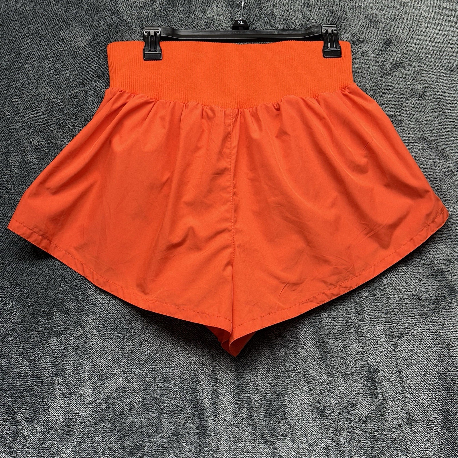 Free People Movement Womens Size XL Orange Carpe Diem Athletic Shorts