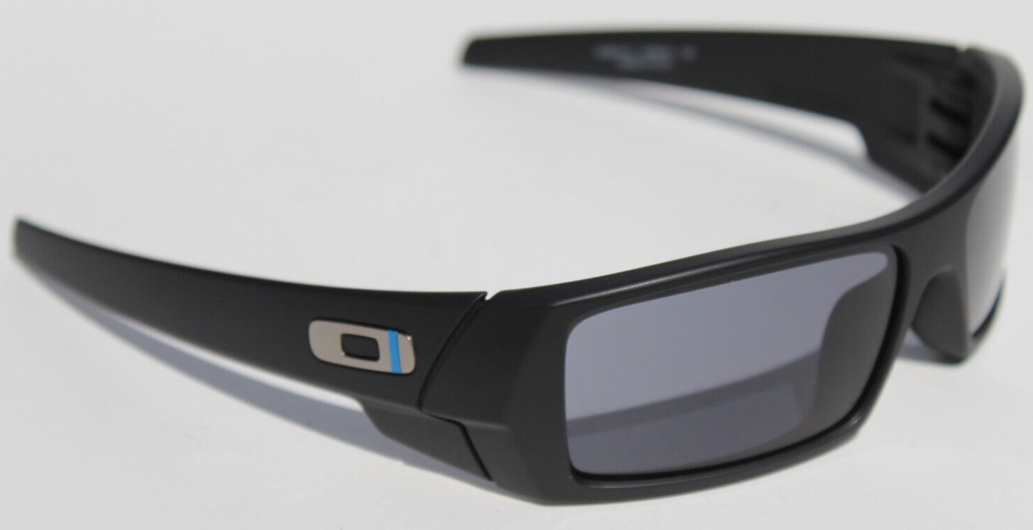 OAKLEY Gascan Sunglasses THIN BLUE LINE Matte Black/Grey OO9014-11 Police NEW