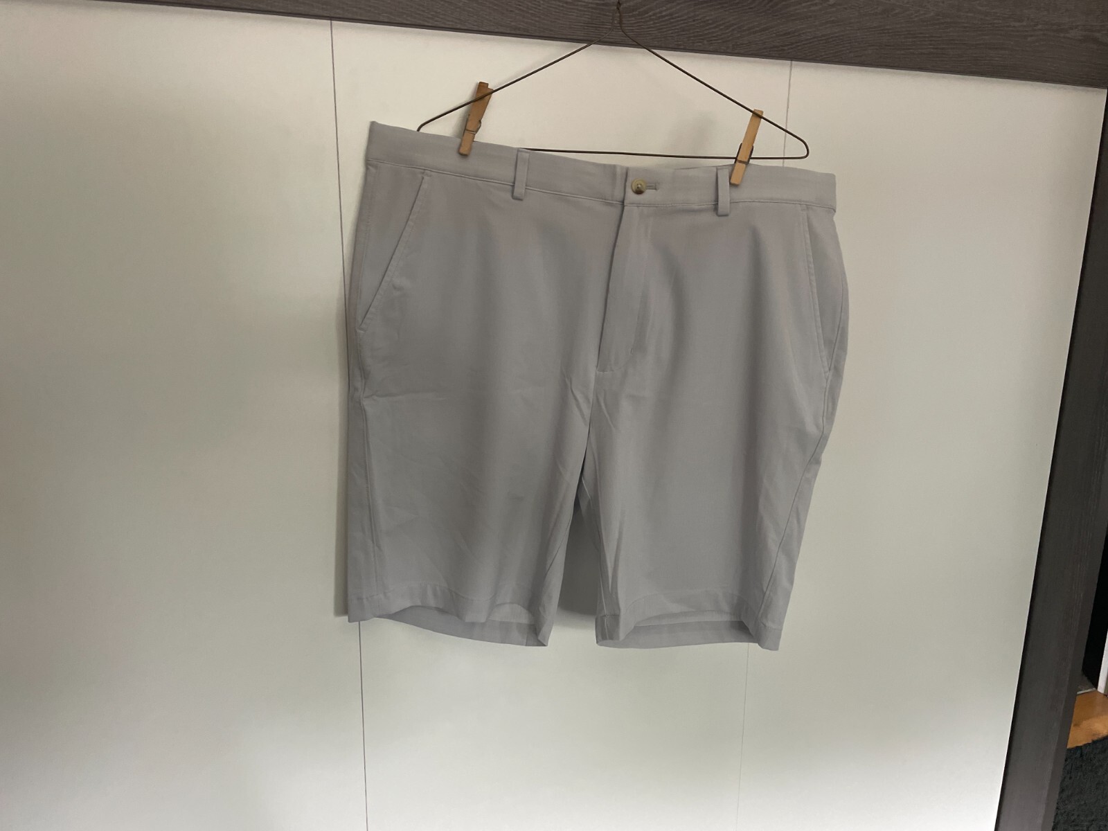 Greg Norman Men’s 4 Way Stretch Shorts Navy Blue Black Grey 36 38 40 In 8.5-9″