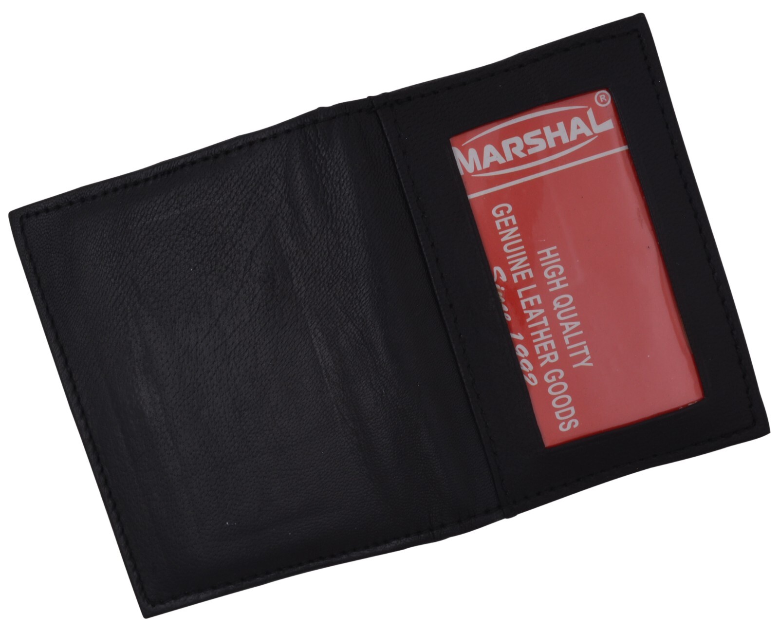 RFID Mens Slim Front Pocket Wallet Genuine Leather Bifold Id/credit Card Holder