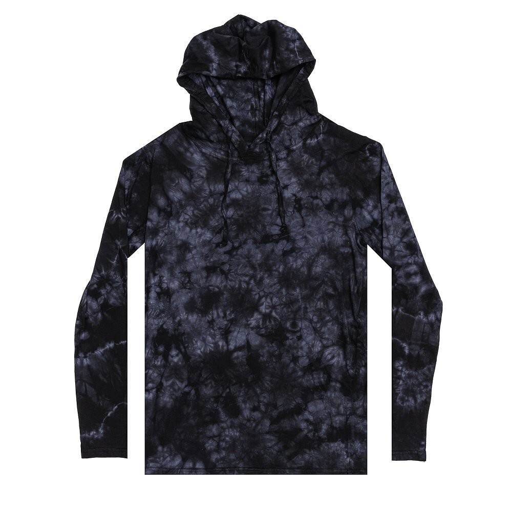 Tie Dye Multi-Color Long Sleeve Hoodie Adult S M L XL 2XL 3XL 100% Cotton
