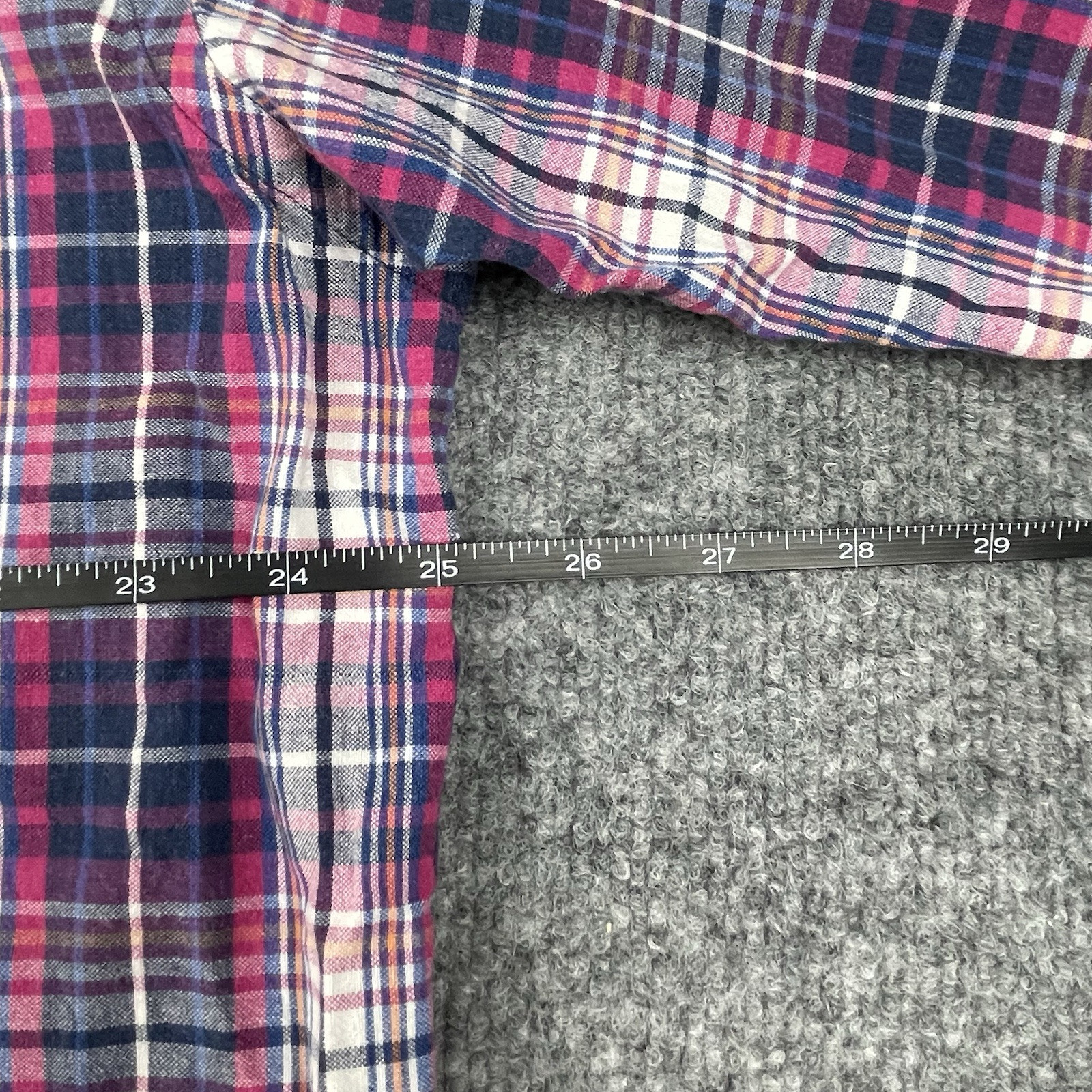 Vintage NORSPORT Shirt Men’s Extra Large Madras Button Up Plaid Checkered Preppy