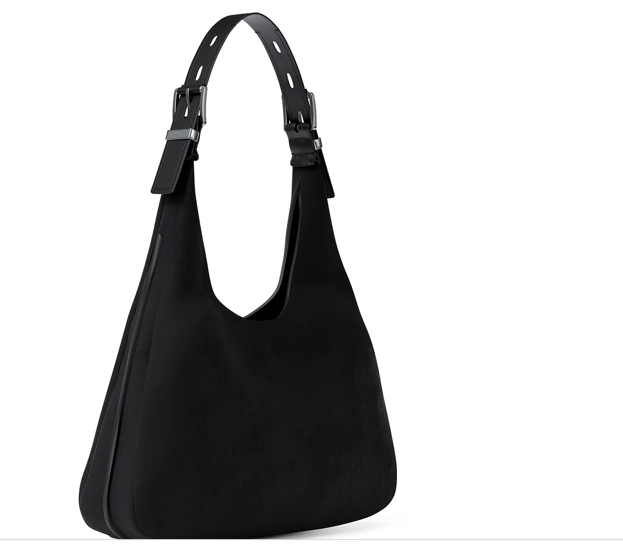 🌺🌹Michael Kors Nolita Large Nubuck Hobo Shoulder Bag Black