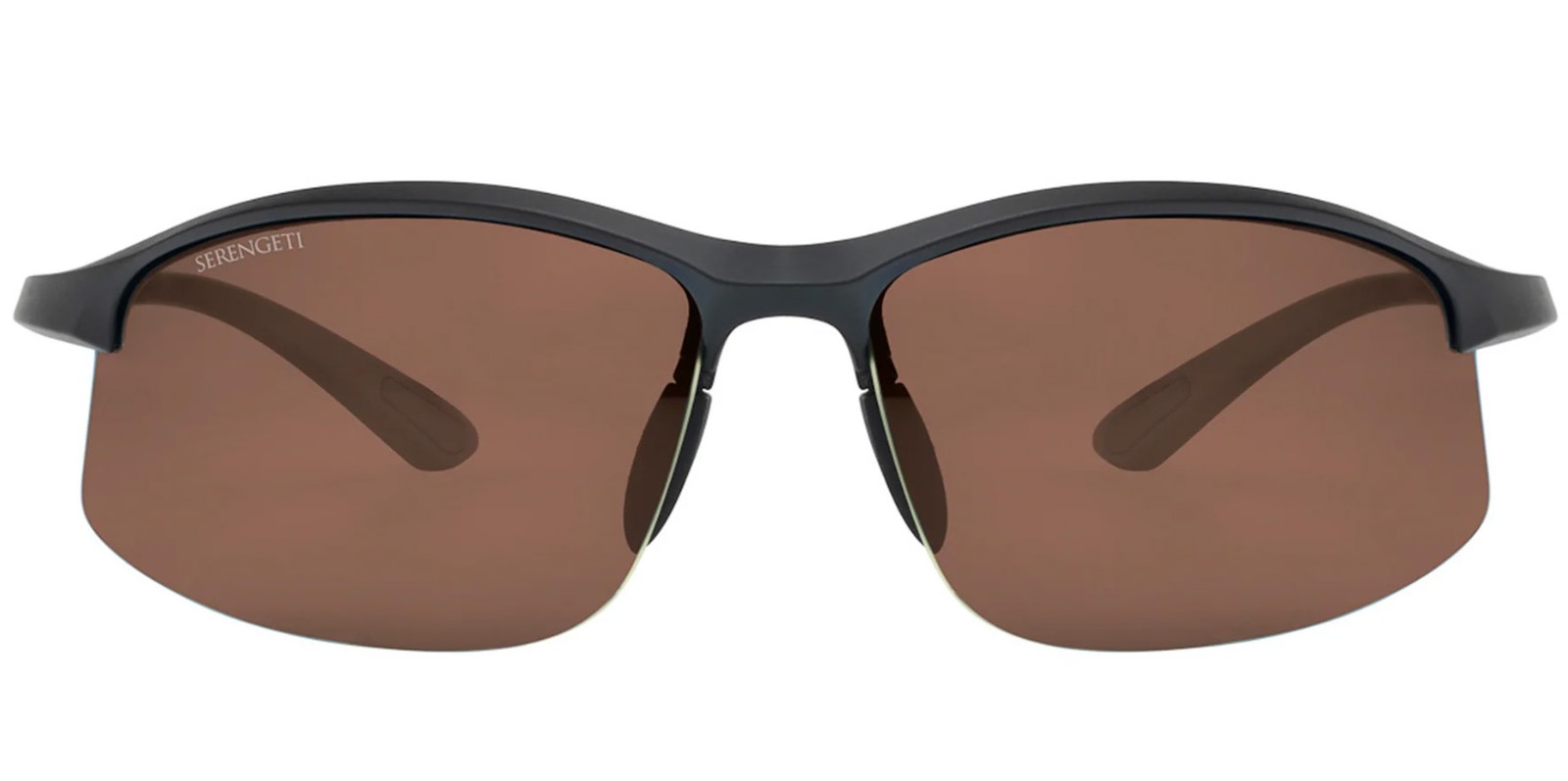 Serengeti Winslow 2.0 Polarized Semi-Rimless Wrap Sunglasses – Made in Italy