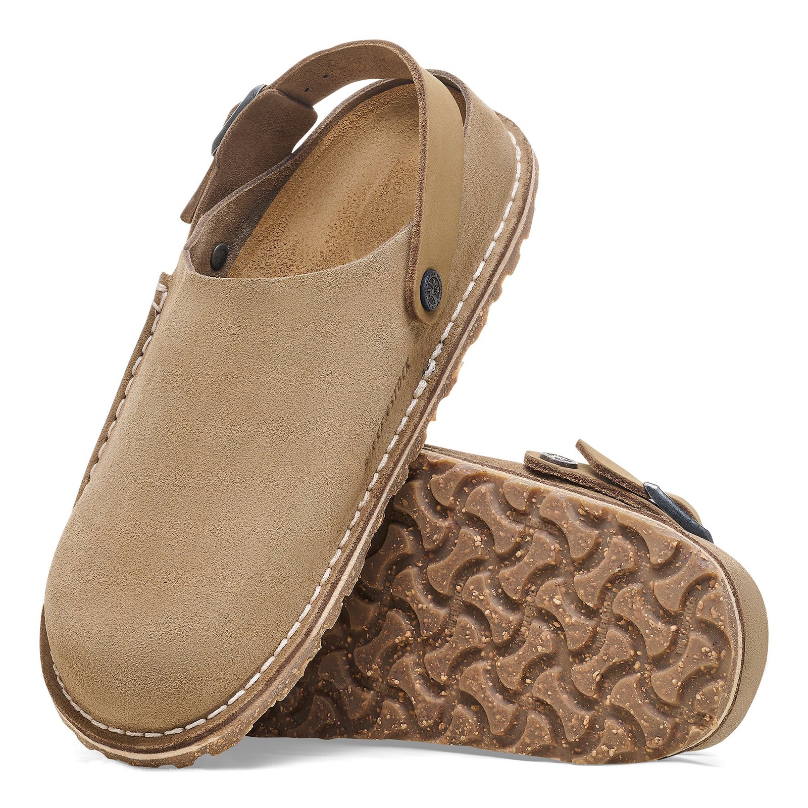 BIRKENSTOCK LUTRY PREMIUM SUEDE SUEDE LEATHER UNISEX CLOGS