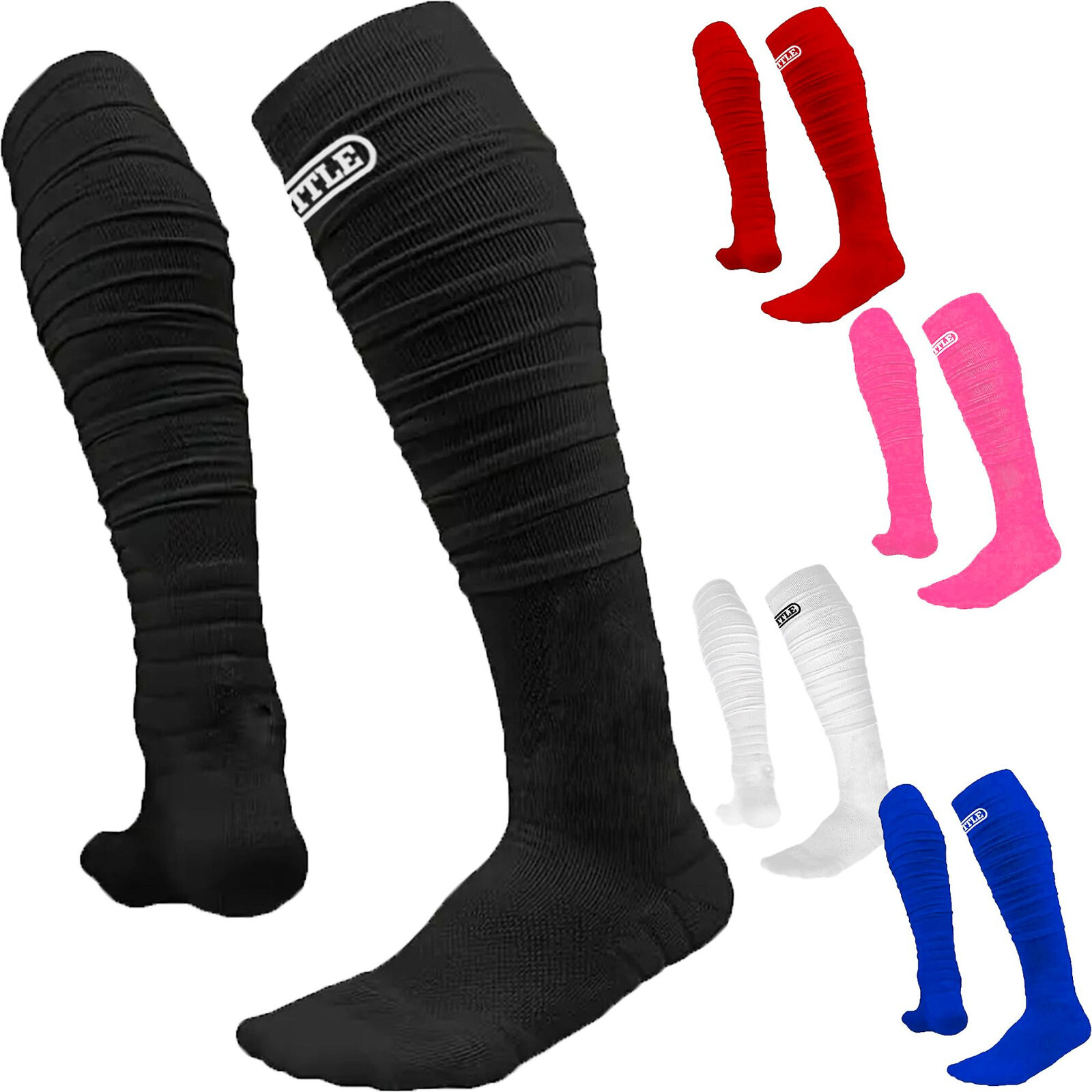 Battle Sports Long Football Socks PAIR